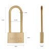 SEDORTI Weather Proof Lock, Keyed Alike Solid Brass Padlocks with