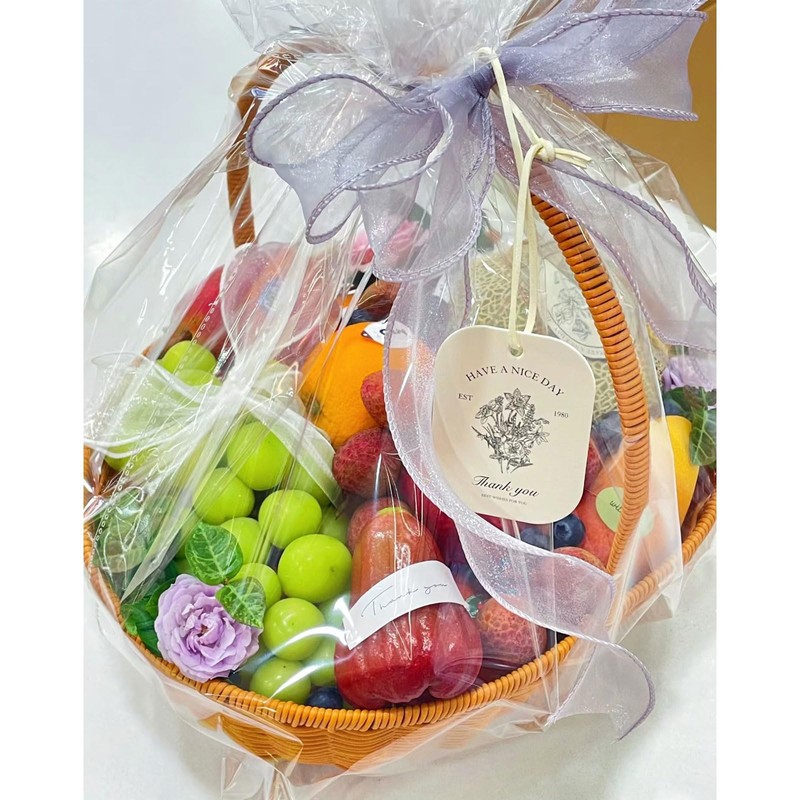 WIKDAY Clear Gift Bags 5 PCS 24x30 Inches Large Cellophane