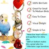 Bonka Bird Toys 1742 Heart Mirror Bird Toy Parrot Cage
