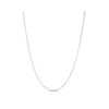 ARGENTO REALE 1MM- 2MM Sterling Silver Round Snake Chain Necklace-