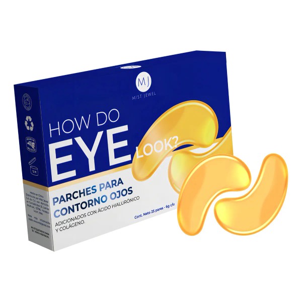 MIST JEWEL Parches para contorno de ojos anti-ojeras con Ácido