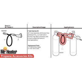 Mr Heater Two Tank Hook Up Kit P.O.L. 30 "