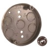4 in. Round Ceiling Rated Fan Pan, 1/2 in. Depth,