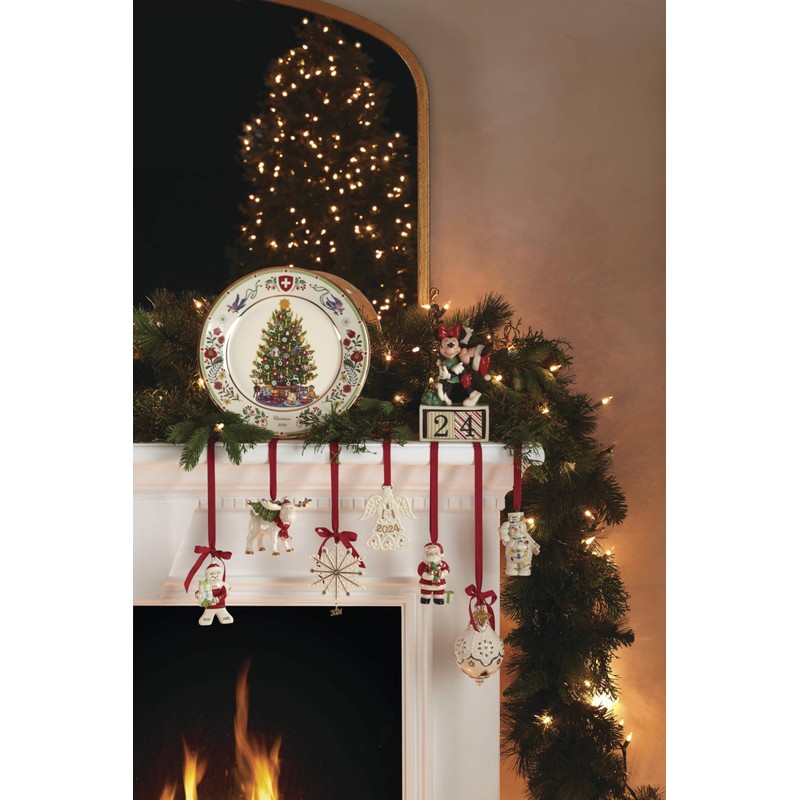 Lenox 895755 2024 A Year to Remember Angel Ornament, Christmas