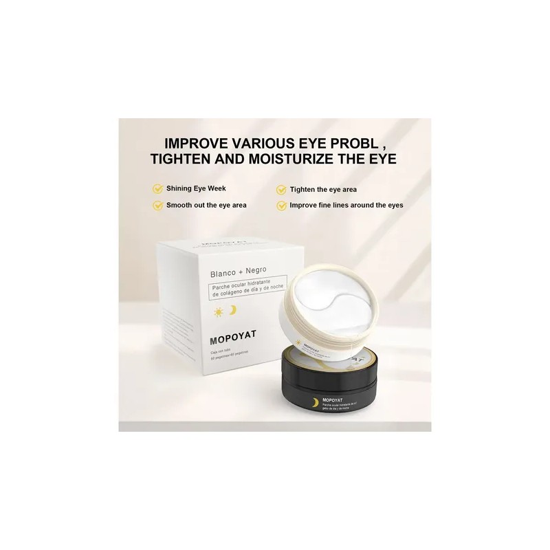 120 Parches Ojos Hialuronico Colágeno Antiojeras Hidratante