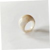 FOMIYES 9Pcs Resin Finger Ring Fashion Decor Unique Clear Rings