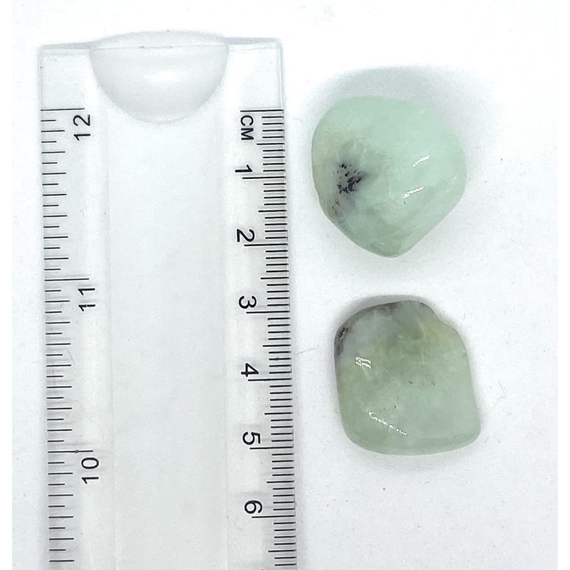 Prehnite Medium Crystal Tumbled Stone - 1 Pc