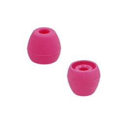 ALXCD Ear Tip for Tour2 Beats Tour Earphone, 8 Pair SML & Double Flange Durable Soft Silicone Replacement Ear Bud Eartip, Fit for Beats Tour Tour 2 Earphone [8 Pair](Pink)