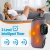 Heated Foot Massager with Vibration, Digital Display Foot Heating Wrap,