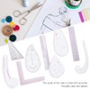9Pcs/Set Sewing Ruler Set Multifunctional Curve Stick Tailor Measuring Accessories