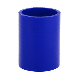 X AUTOHAUX Straight Coupler Silicone Hose 51mm/2.01" ID 2.99" Length 0 Degree Universal Car Silicone Hose Coolant Hose 3-Ply 4mm Thickness Air Intake/Turbo/Intercooler Piping Tube Blue 1 Pcs