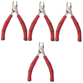 VICASKY 4pcs Professional Cuticle Nipper with Handle Ergonomic Nail Clipper for Men Women Precision Toenail Trimming Tool for Neat Nail Art and Care