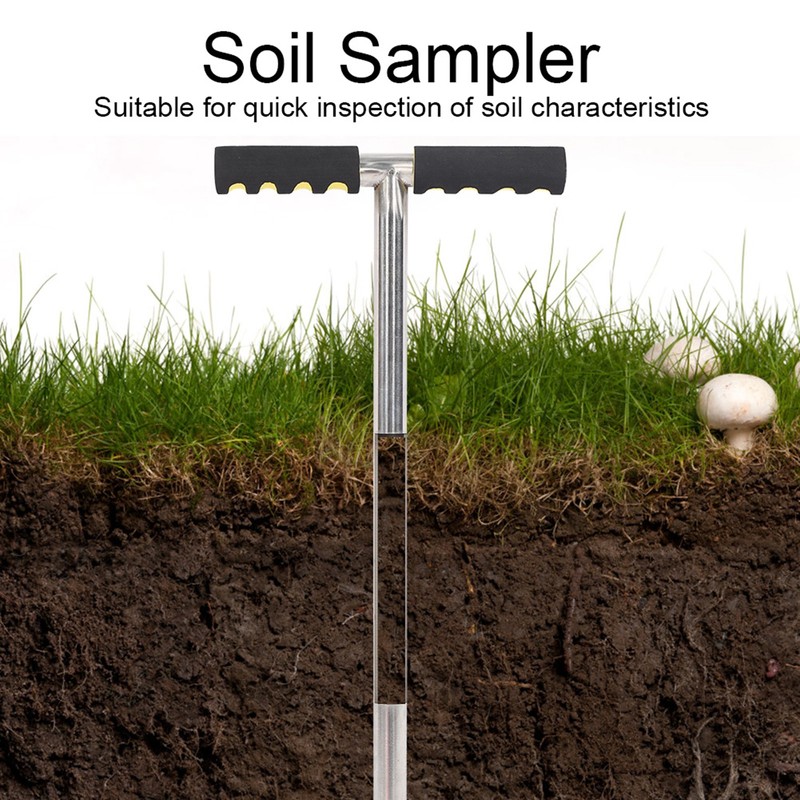 Soil Sampler Stainless Steel Sampling Device Garden Golf Field Maintain