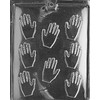 Grandmama's Goodies M022 Small Hands Chocolate Candy Soap Mold with