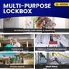 ShurLok SL-600W Numbered Key Storage Combination Lock Box, Blue
