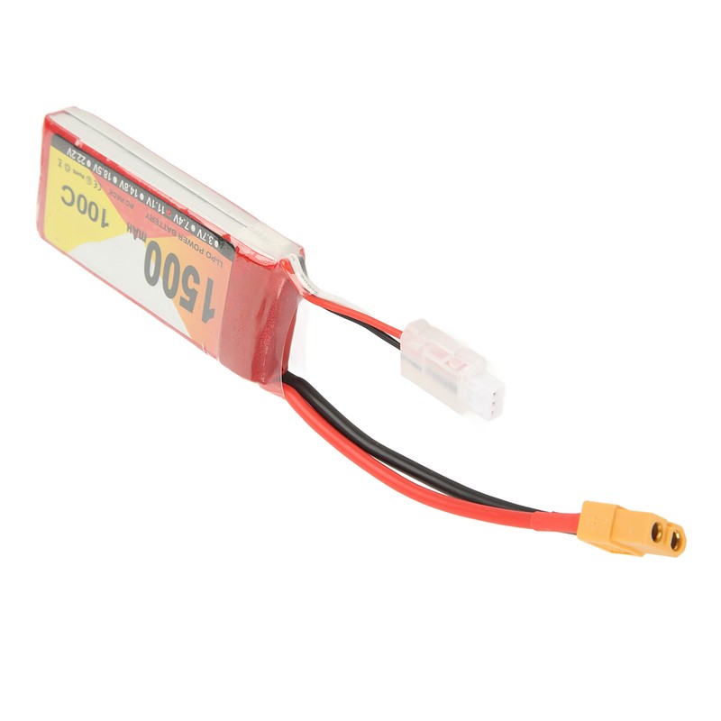 11.1V 1500mAh 100C 3S LiPo Battery with XT60 Plug Accessory