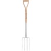 Berry&Bird Garden Digging Fork, 37.4" Stainless Steel Garden Spading Fork