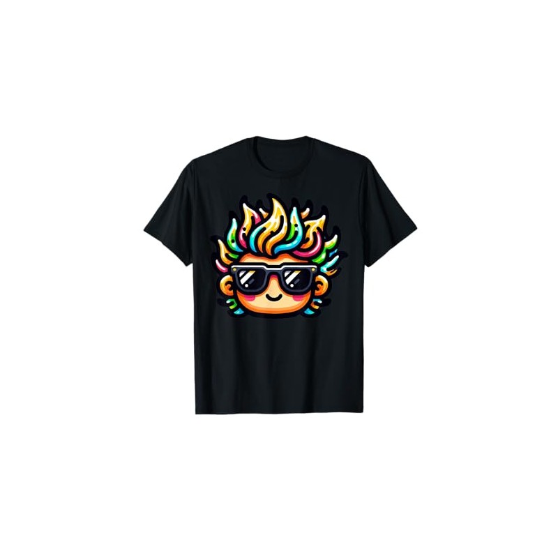 Colorful Cartoon Character Illustration For Kids T-Shirt