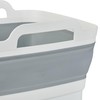 Relaxdays Washing Up Bowl with Drain, Foldable Basin, 9 L,