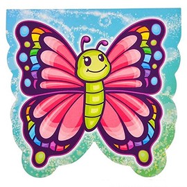 Dozen Butterfly Design Mini Memo Notepads