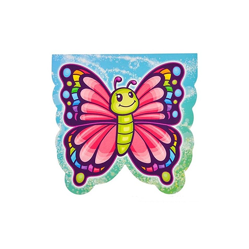 Dozen Butterfly Design Mini Memo Notepads