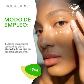 Contorno De Ojos 15 ml | Crema Para Ojeras Y Líneas De Expresión | Con Vitamina E Natural | Hidratación Profunda | Para Todo Tipo De Piel | Skin Care