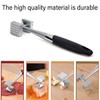 AIMALL Double-Sided Meat Tenderizer Mallet with 16 Large and 36