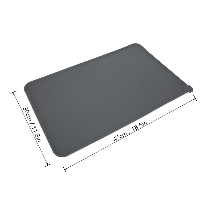 Silicone Pet Placemats Waterproof Slip Resistant Washable Pet Feeding Mat