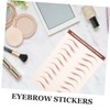 BESPORTBLE 3 Sheets Brow Lamination Realistic Eyebrow Sticker Kit Easy