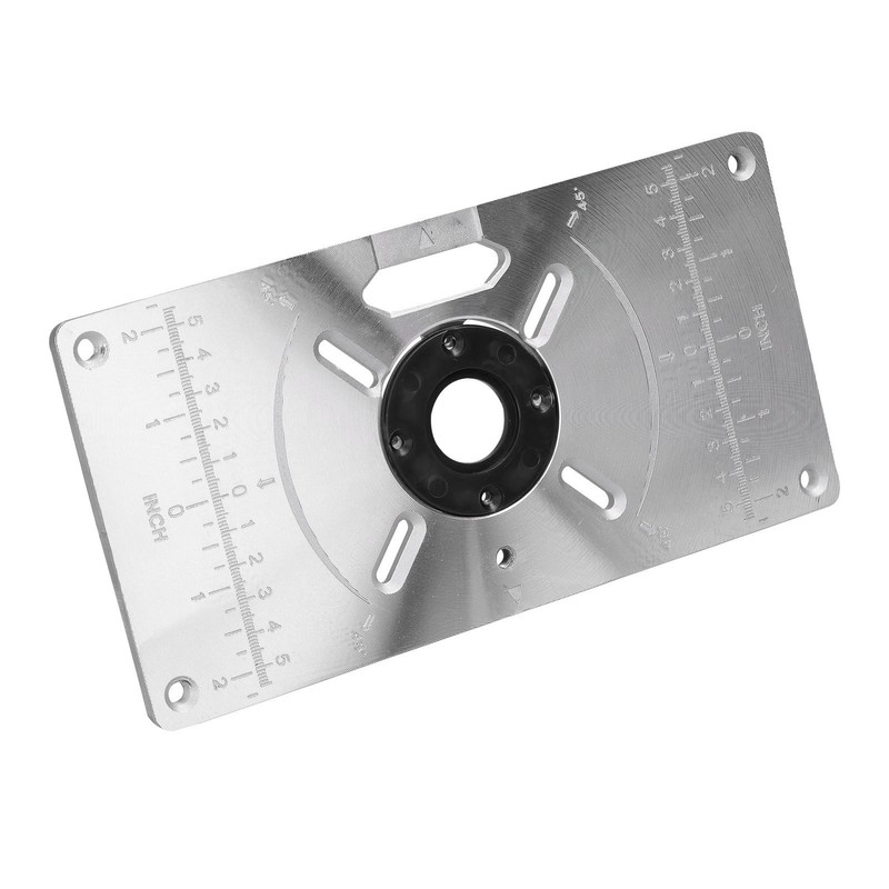 Router Table Insert Plate Aluminum Trimming Machine Engraving Flip Board