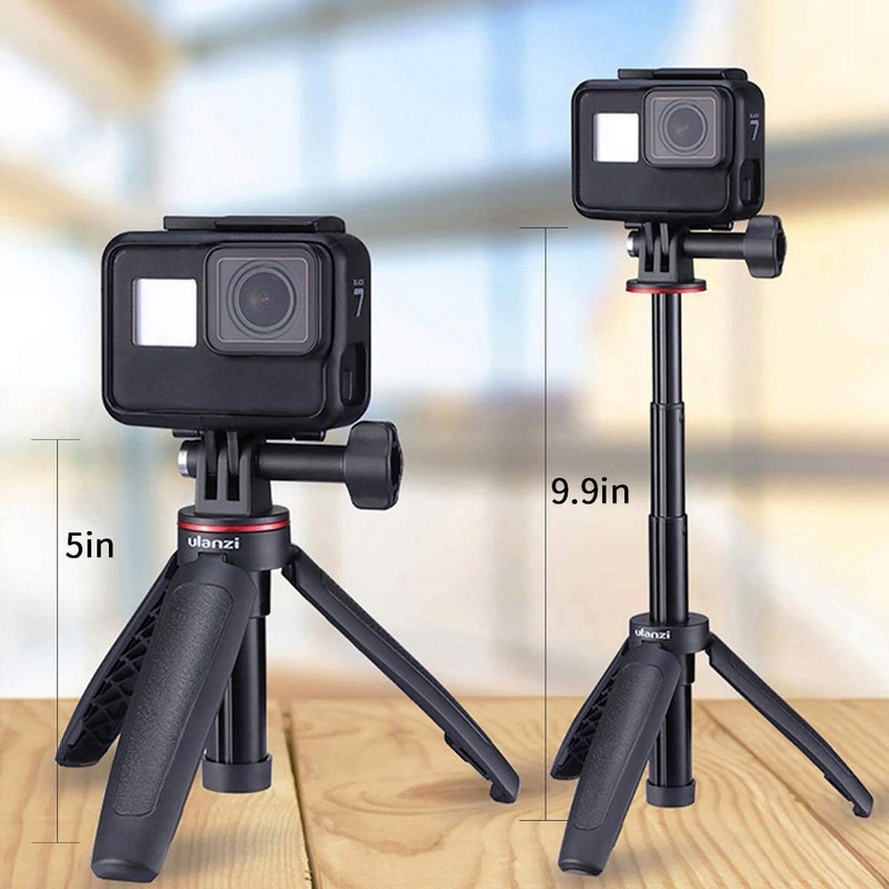 Ulanzi MT-09 Extension Pole Tripod, Mini Selfie Stick Tripod Stand