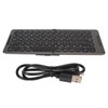 Foldable Bluetooth Keyboard 2 Fold Wireless Keyboard 3 Channel for