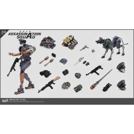 TOYSCOMIC Forging Soul Series AGS 36 Assassination Squad Commander "Ghost" 1/12 Scale Alloy ABS PA PE Magnet LED Painted Action Figure