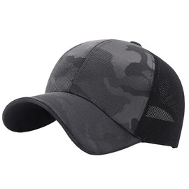 One Limitation CP475 Cap, Camouflage, Lightweight, Mesh, Airsoft, Sports, Men's, Women's,, gray
