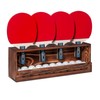 humberboat Ping Pong Paddle Storage Rack, Wall-Mount Table Tennis Paddle