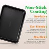NutriChef Baking Sheet Pan Set, Non-Stick Cookie Sheets for Oven,
