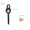 Fishing Bait Screws Hook Stops: 100pcs/box Carp Fishing Accessories Kit