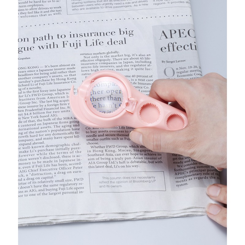 sumairukizzu Loupe with Easy Opener Pink ARP – 02PK