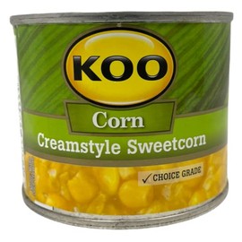 Koo Cream style Sweetcorn 215g (Pack of 6)