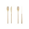 Odense Tenuto cutlery set for two (gold satin) / 오덴세 테누토 커트러리 양식기 2인조 세트 (골드 사틴)
