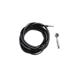 Oxford: LiveWire 3 Speed Cable with Anchorage - Black - Black