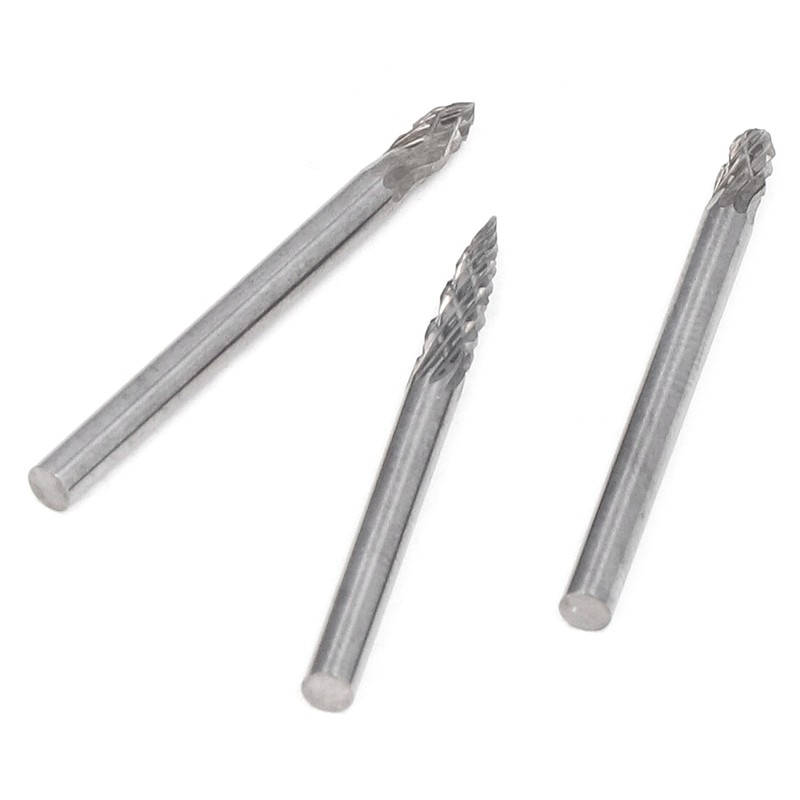 20Pcs Tungsten Carbide Burr Set Cutter Bit Cone End Mill