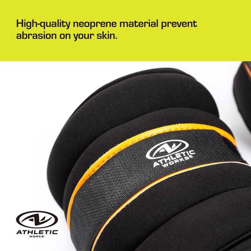 Athletic Works 5lb Pair Ankle & Wrist Weights (2pcs, Each