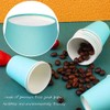 Wuadua 200 Pack Disposable Cups, 3 Oz Paper Cups, Espresso