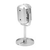 Karaoke Prop Microphone, Portable Plastic Light Prop Microphone for Photography