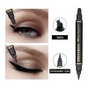 2pcs Delineadores Resistente Agua Negrosello Eyeliner Ojos