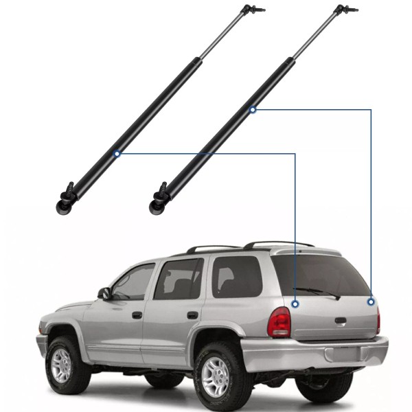 autobasicparts For 1998-2003 Dodge Durango Qty 2 Rear Liftgate Lift