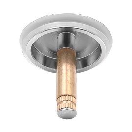 POFET Chrome Bath Drain Plug Adjustable Pop Up Sink Replacement Drain Plug 46mm