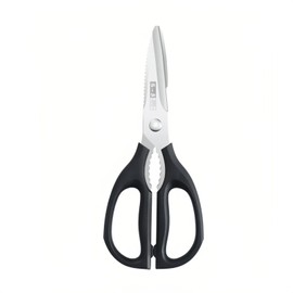 ZHANG XIAO QUAN SINCE 1628 Multi-Function Kitchen Scissors, Serrated 30Cr13 Stainless Steel, Poultry Shears, Fish Scaler, Nutcracker, Bottle Opener, Vegetable Cutter