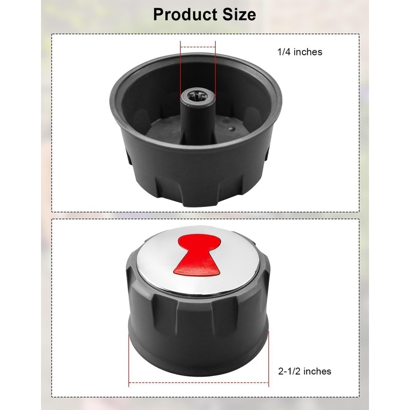 Upgrade 69892 Gas Control Knob Compatible with Weber Spirit 200